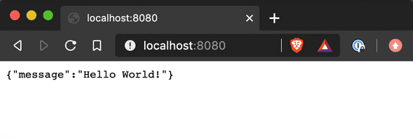 Hello World from Docker container